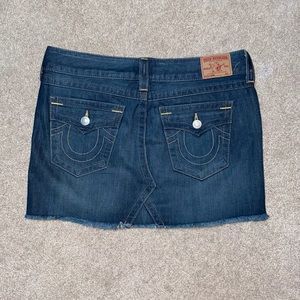 True Religion SADIE Denim Skirt